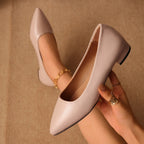 Damen Elegante und bequeme Ballerinas mit spitzem Zehenbereich R&B