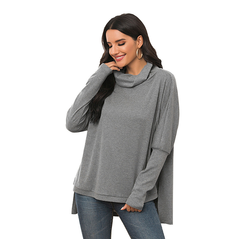 Damen lässiges Longsleeve mit Kapuze R&B