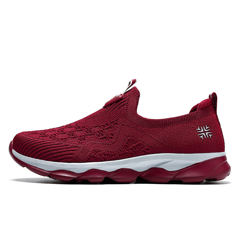 Damen Atmungsaktive Slip-On Spazier-Sneaker mit flexibler Sohle R&B