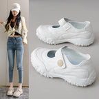 Damen praktische und modische Freizeit-Schuhe mit verstellbarem Klettverschluss R&B