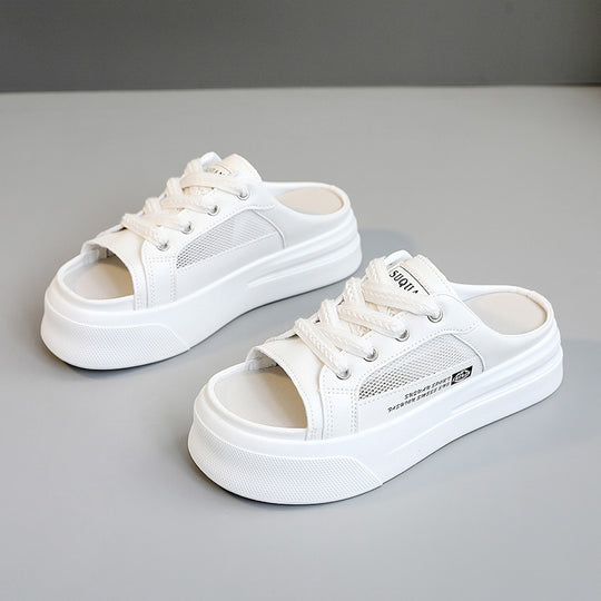 Damen Slip-On Sneaker mit atmungsaktiver Mesh-Oberfläche und sportlichem Design R&B