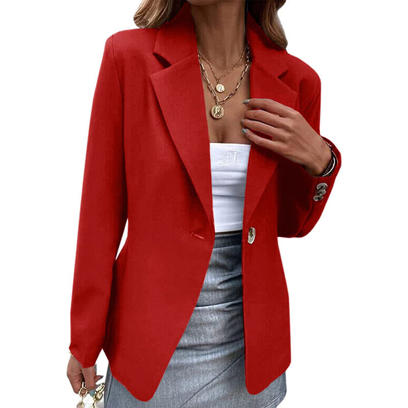 Damen Eleganter Blazer mit schmalem Schnitt und hochwertigen Details R&B