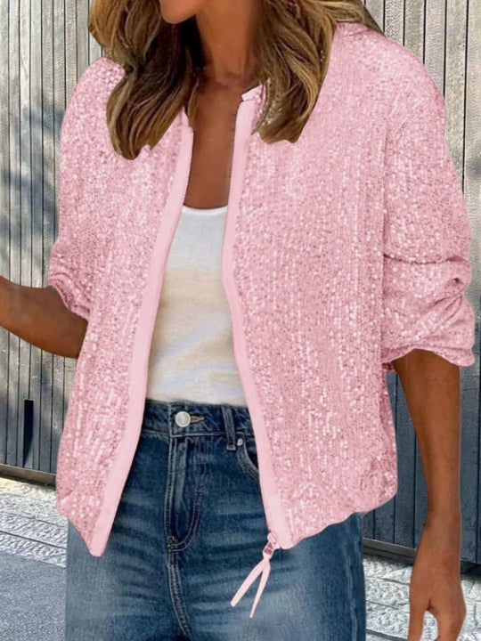 Damen Paillettenjacke im modernen Schnitt R&B