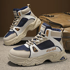 Damen Hohe Sneakers im urbanen Stil mit gepolsterter Sohle und atmungsaktivem Obermaterial R&B