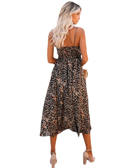 Damen Midikleid mit verspieltem Schnitt und fließendem Material R&B