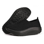 Damen Freizeitsneaker mit elastischem Mesh-Obermaterial und dämpfender Sohle