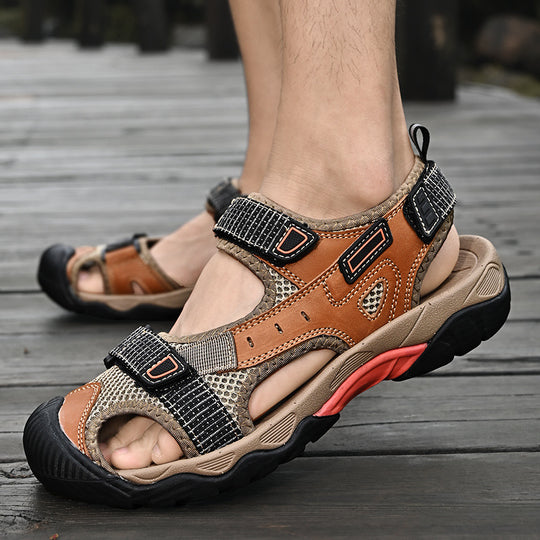 Damen Sportliche Outdoor-Sandalen mit verstellbaren Riemen und rutschfester Sohle R&B