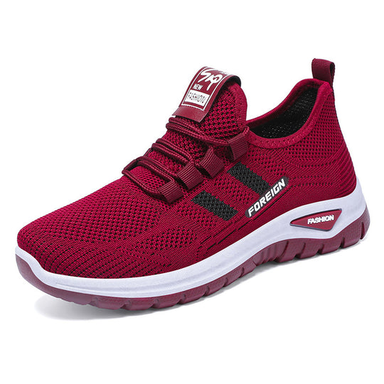 Damen Sportliche Mesh-Laufschuhe mit rutschfester Sohle R&B