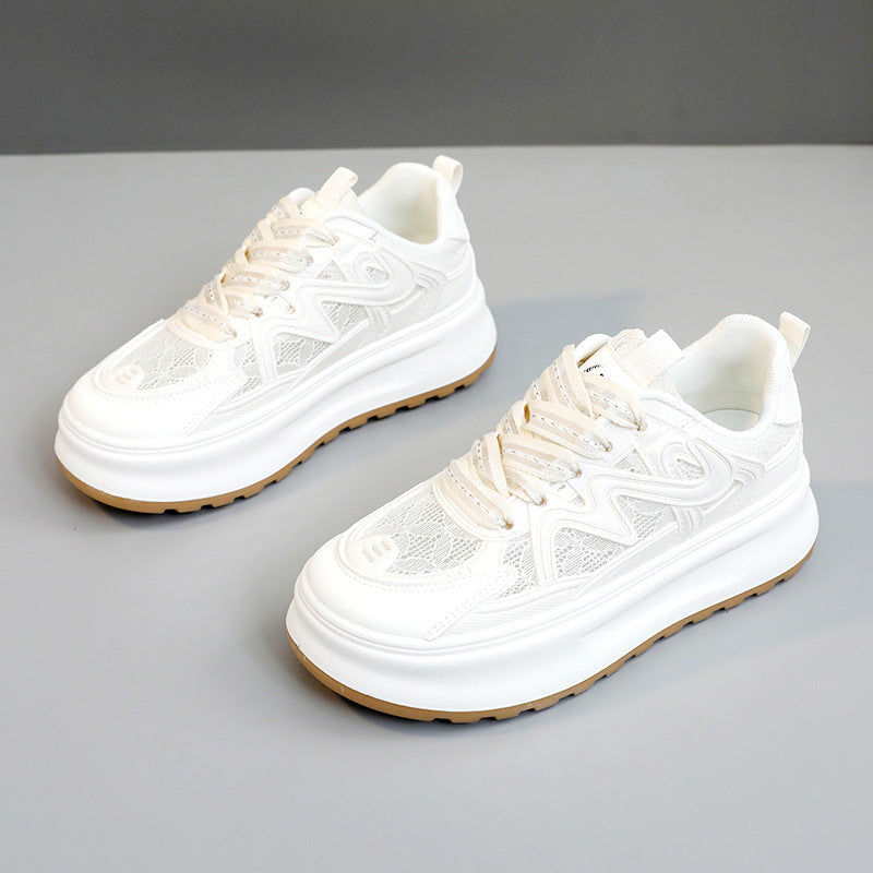 Damen Sportliche Sneakers mit atmungsaktiver Mesh-Oberfläche und dämpfendem Fußbett R&B