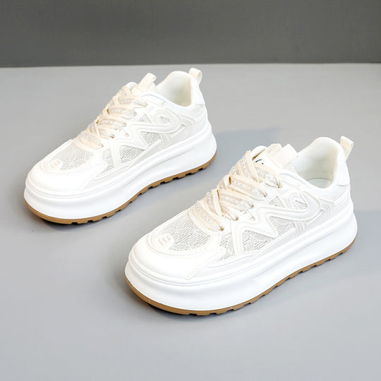 Damen Sportliche Sneakers mit atmungsaktiver Mesh-Oberfläche und dämpfendem Fußbett R&B
