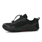 Herren nan leichter Schnellzug-Trekkingschuh mit Gummizehschutz, atmungsaktivem Meshoberteil und profiliertem Outdoor-Laufsohle R&B