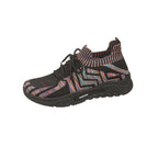 Damen Sportliche Sneakers mit flexibler Strick-Oberfläche und komfortabler Dämpfung R&B