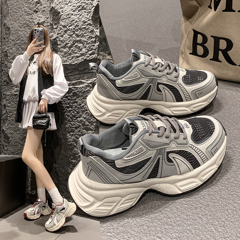 Damen Atmungsaktive Chunky Sneakers mit dämpfender Sohle R&B