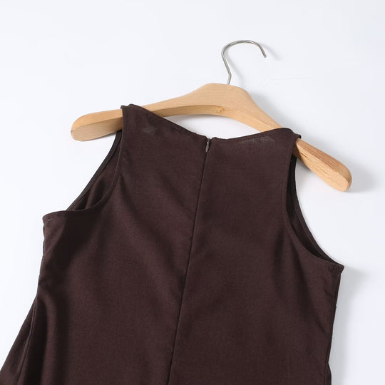 Damen Maxikleid mit elegantem Schnitt und dezentem Rückenausschnitt R&B