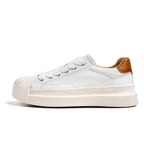 Damen Schnür-Sneaker mit luxuriösem Leder und markantem Design R&B