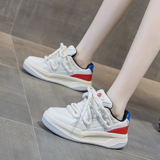 Damen Sportliche High-Top Sneakers mit atmungsaktiver Oberflächenstruktur und rutschfester Sohle R&B