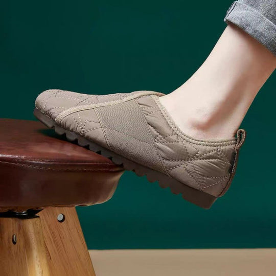 Damen Komfortable Freizeit-Slipper mit flexiblem Obermaterial R&B