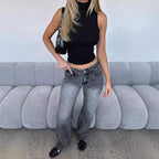 Damen figurbetontes Top R&B