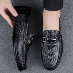 Herren Elegante Mokassins aus hochwertigem Leder mit modischem Detail R&B