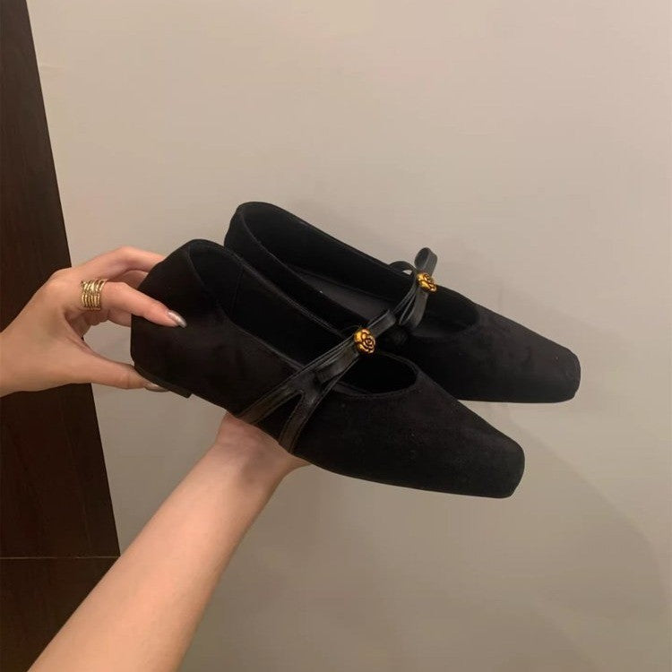 Damen Elegante Mules aus weichem Wildleder mit modischem Schleifen-Detail R&B