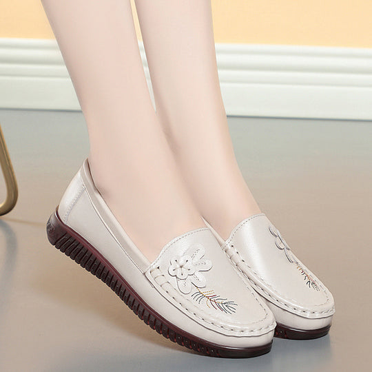 Damen Mokassins mit floralem Design und komfortabler Sohle R&B