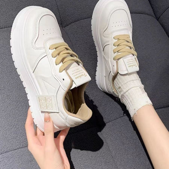 Damen Plateau-Sneaker mit dämpfender Sohle und atmungsaktivem Obermaterial R&B