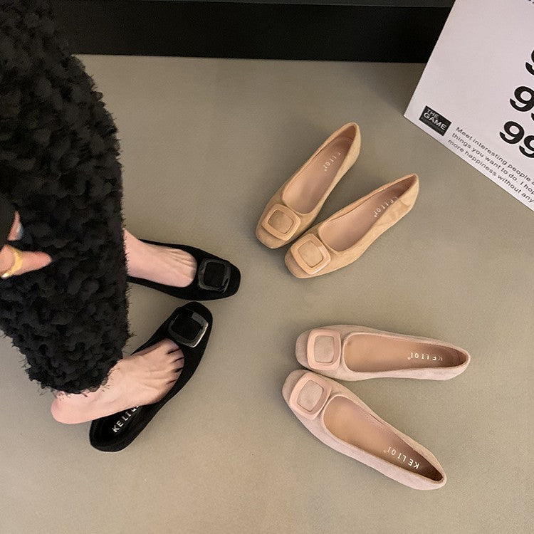 Damen elegante Ballerinas mit modischem Schleifenakzent und komfortabler Innensohle R&B