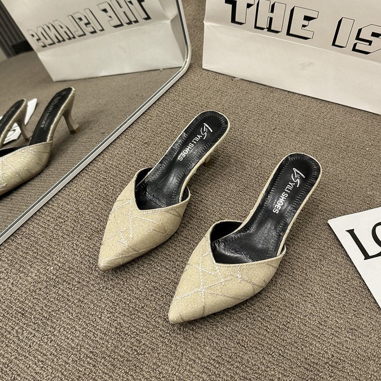 Damen elegante Slingback-Pumps mit schickem spitz zulaufendem Design R&B