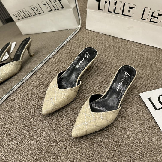 Damen elegante Slingback-Pumps mit schickem spitz zulaufendem Design R&B