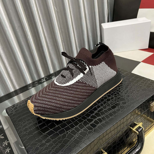 Damen Sportliche Lifestyle Sneakers mit atmungsaktiver Strickoberfläche R&B