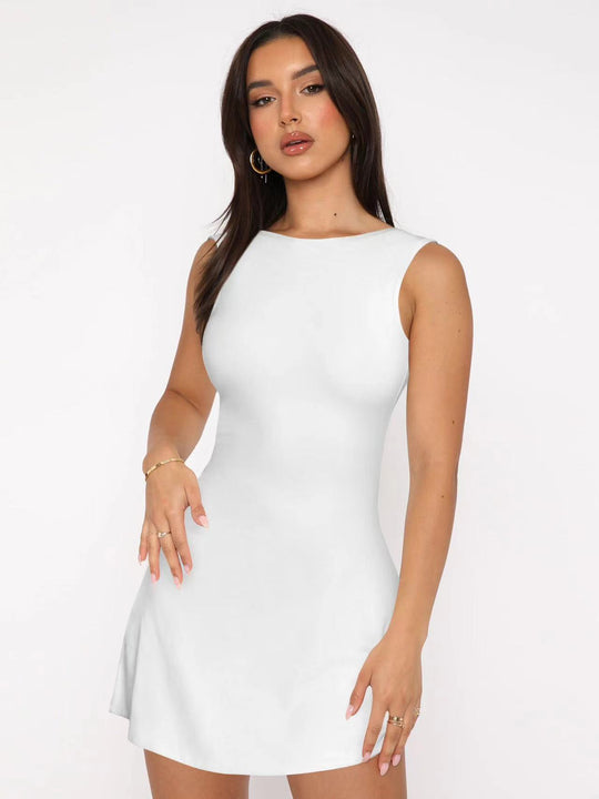 Damen Figurbetontes Minikleid aus hochwertigem Jersey R&B