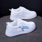 Damen Sneaker mit atmungsaktiver Mesh-Oberfläche und rutschfester Sohle R&B
