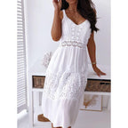 Damen Sommerkleid mit eleganten Spitzenakzenten und luftiger Passform R&B