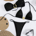 Damen Bikini mit raffiniertem Bandeau-Oberteil und höchstem Tragekomfort R&B