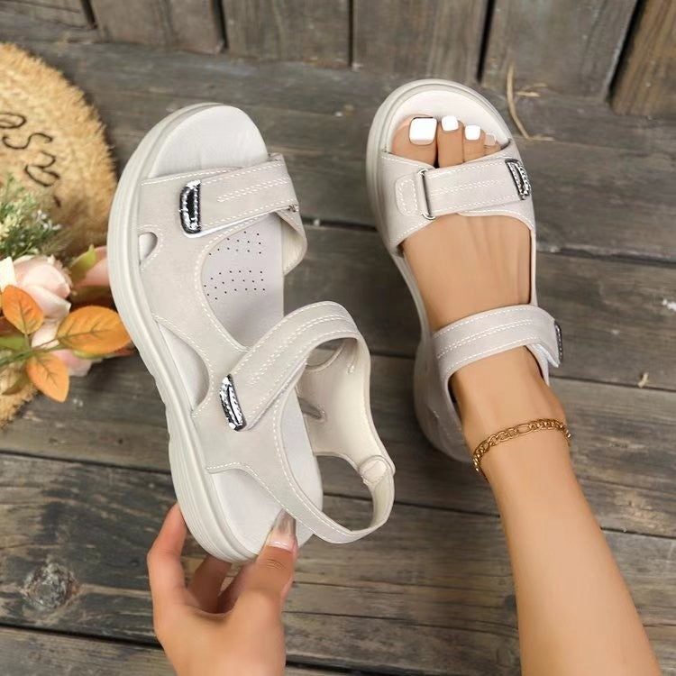 Damen Komfortable Sandalen mit verstellbarem Riemendesign und ergonomischem Fußbett R&B