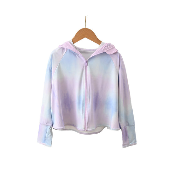 Damen UV-Schutzjacke mit Kapuze und weichem Material R&B