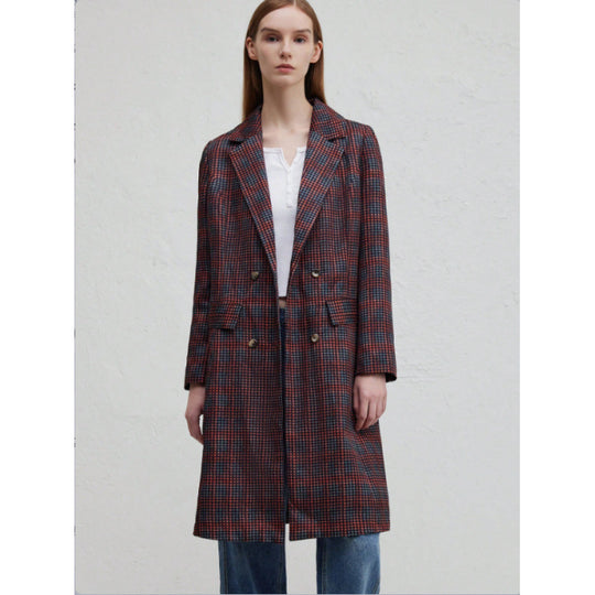Damen Blazer mit Karo-Muster und schickem Schnitt R&B