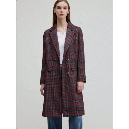 Damen Blazer mit Karo-Muster und schickem Schnitt R&B