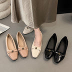 Damen Ballerinas mit dekorativem Schleifen-Detail und eleganter Applikation R&B