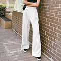 Damen Hochtaillierte, weite Hosen R&B