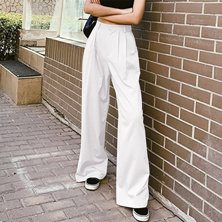 Damen Hochtaillierte, weite Hosen R&B