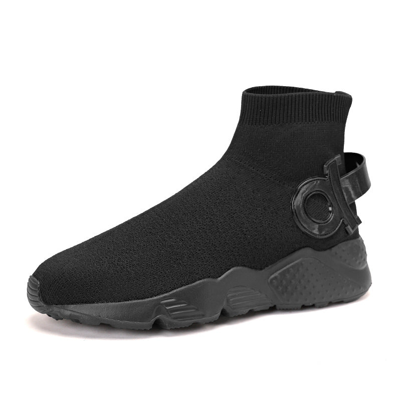 Damen Sockensneaker mit atmungsaktiver Strickoberfläche und rutschfester Sohle R&B