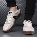 Damen Modische Sneakers aus hochwertigem Leder mit elegantem Design und rutschfester Sohle R&B