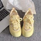 Damen Modische Plateausneaker mit lässigem Design und komfortabler Dämpfung R&B