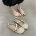 Damen Ballerinas mit dekorativer Schleife und eleganten Perlenverzierungen R&B