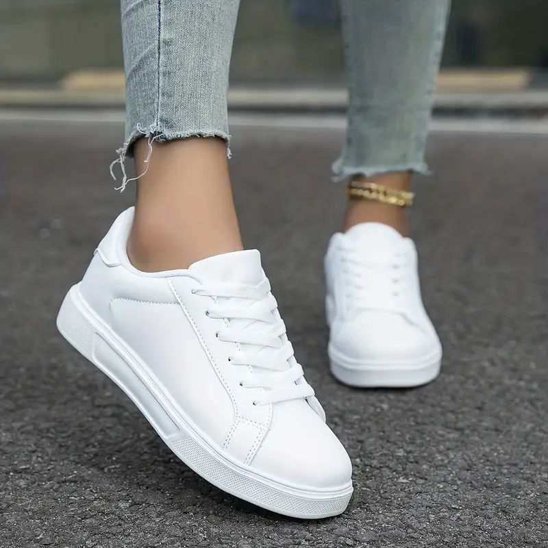 Damen nan minimalistische Sneaker im veganen Lederlook mit gepolsterter Komfortsohle R&B
