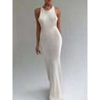 Damen Figurbetontes Maxikleid mit eleganter Raffung R&B