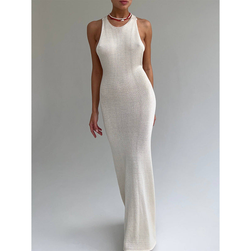 Damen Figurbetontes Maxikleid mit eleganter Raffung R&B