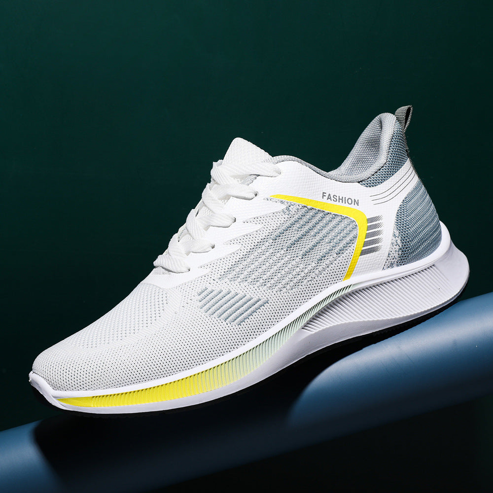 Damen Sportliche Fitness-Sneaker mit atmungsaktiver Mesh-Oberfläche und flexibler Sohle R&B
