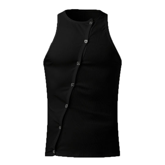 Damen sportliches ärmelloses Tanktop mit innovativem Schnürdesign R&B